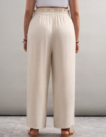 Pantaloni Shein Curve+, bej