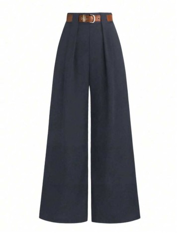 Pantaloni Shein Curve+, gri