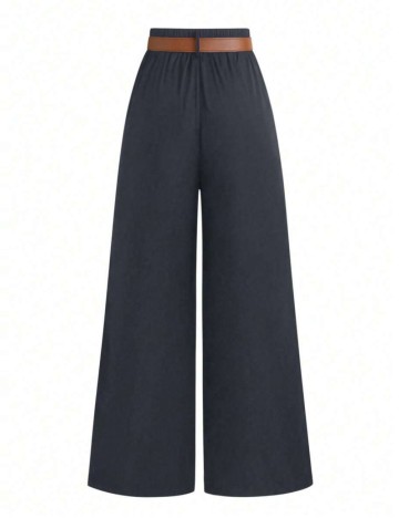 Pantaloni Shein Curve+, gri