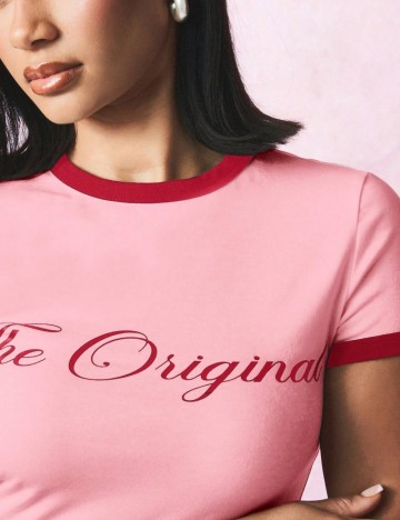 Tricou Shein, roz