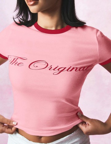 Tricou Shein, roz