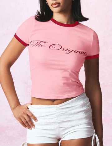 Tricou Shein, roz