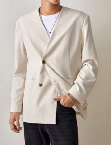 Sacou MANFINITY by Shein, crem
