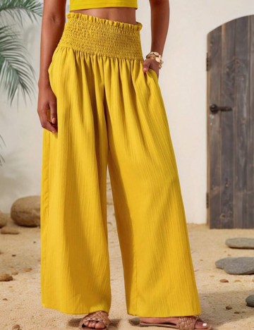 Pantaloni Shein, galben