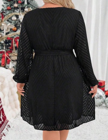 Rochie mini Shein Curve+, negru