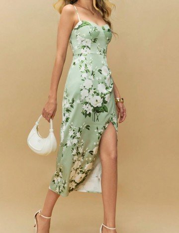 Rochie midi Shein, mix culori