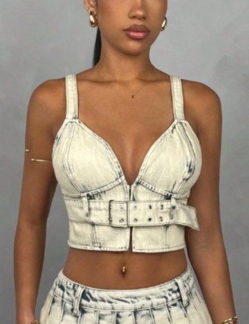 Top Shein, mix culori