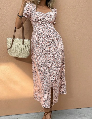 Rochie midi Shein, mix culori