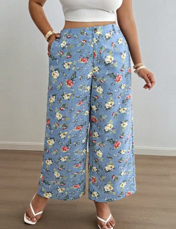 Pantaloni Shein Curve+, mix culori