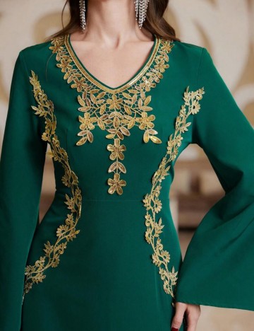 Rochie maxi Shein, verde