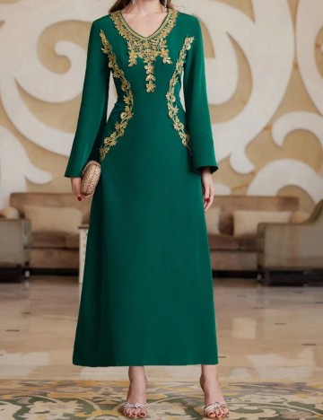 Rochie maxi Shein, verde