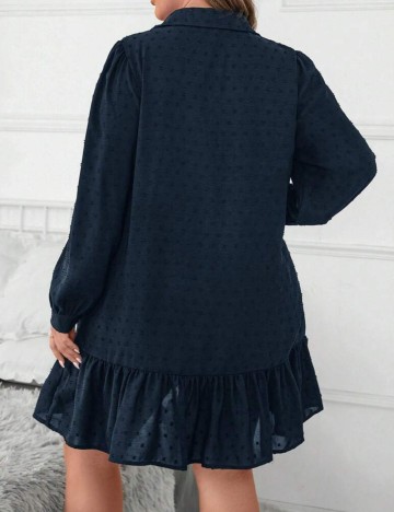 Rochie mini Shein Curve+, bleumarin