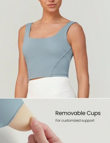 Top Shein, albastru