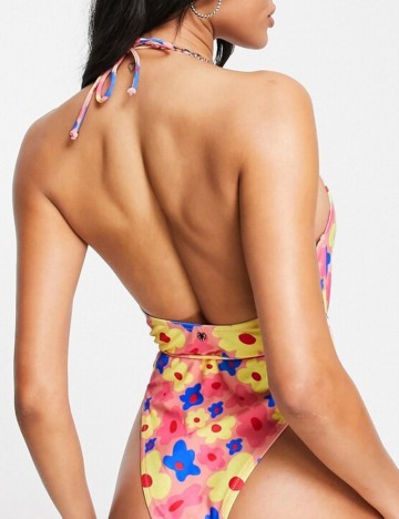 Costum de baie întreg Candypants, mix culori