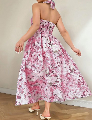 Rochie maxi Shein Curve+, mix culori