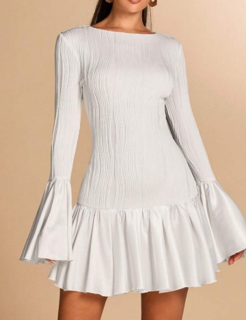 Rochie mini Shein, alb