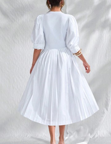Rochie maxi Shein, alb