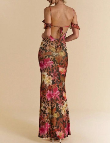 Rochie maxi Shein, mix culori