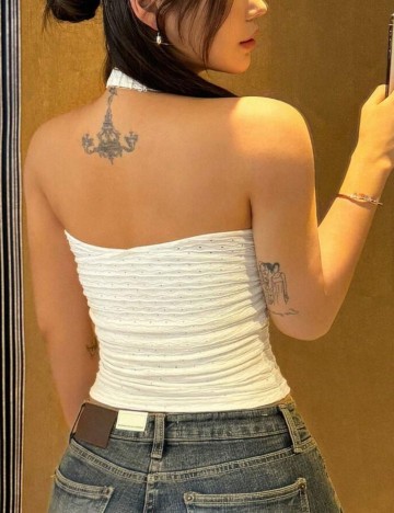 Top DAZY by Shein, crem