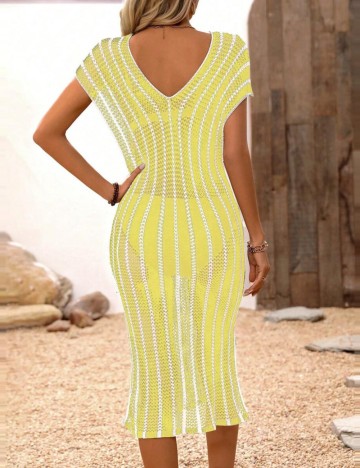 Rochie de plajă Shein, galben