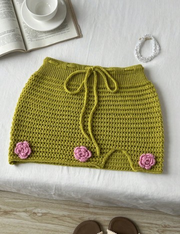 Fustă mini Shein, verde