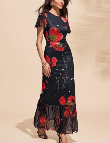 Rochie maxi Shein, negru