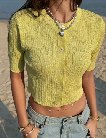 Top Shein, lime