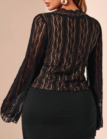 Bluză Shein Curve+, negru