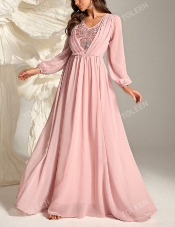 Rochie de ocazie Shein, roz