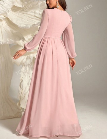 Rochie de ocazie Shein, roz