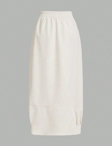 Fustă maxi Shein, crem