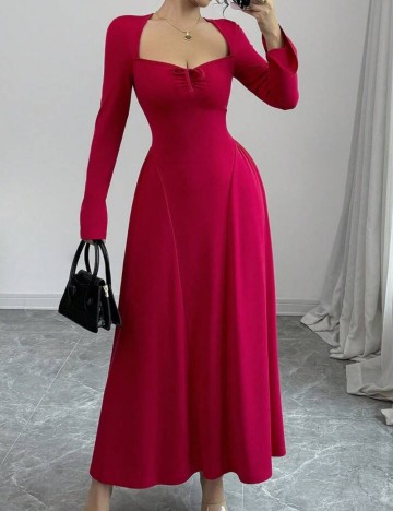Rochie maxi Shein, roșu