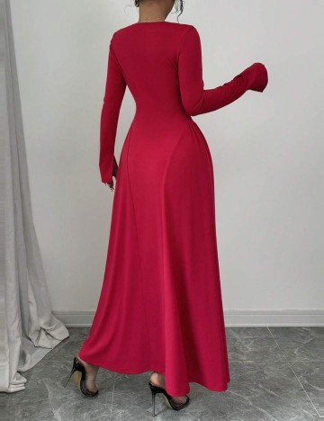 Rochie maxi Shein, roșu