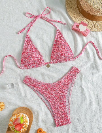 Costum de baie Shein, mix culori