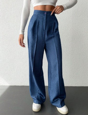 Pantaloni Shein, albastru