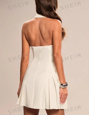 Rochie mini Shein, crem