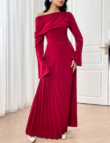 Rochie maxi Shein, vișiniu