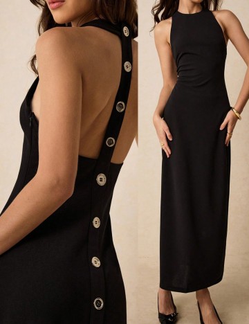Rochie maxi Shein, negru