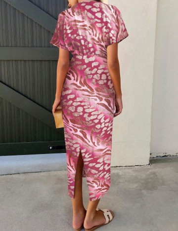 Rochie midi Shein, mix culori