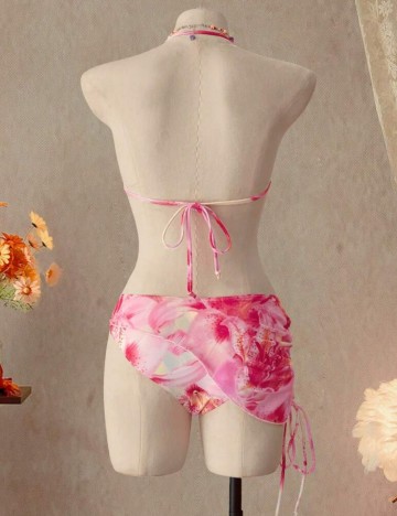 Costum de baie Shein, mix culori
