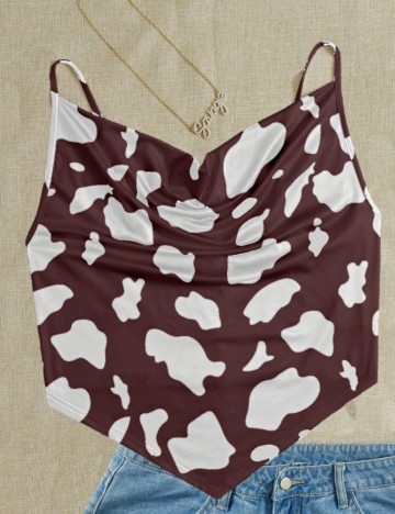 Top Shein Curve+, mix culori