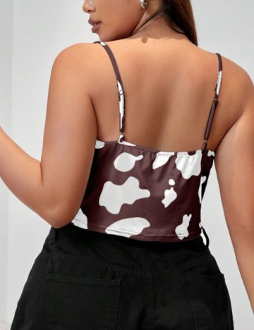 Top Shein Curve+, mix culori
