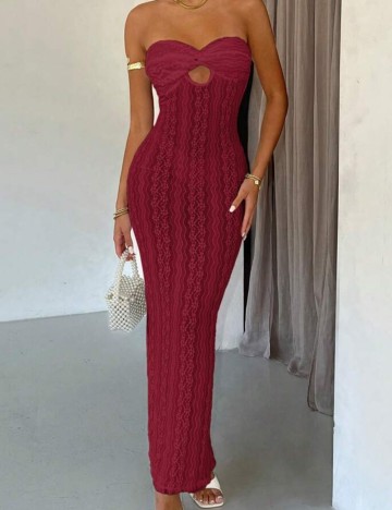 Rochie maxi Shein, vișiniu