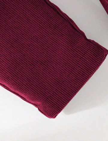 Pantaloni Shein, vișiniu