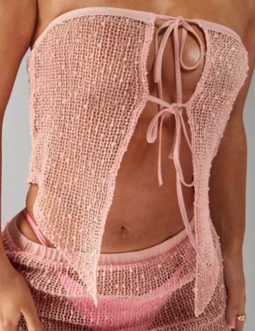 Compleu de plajă Missguided by Shein, roz