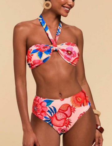 Set costum de baie și fustă Shein, mix culori
