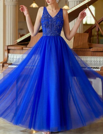 Rochie de ocazie Shein, albastru