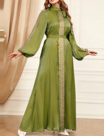 Rochie maxi Shein, verde
