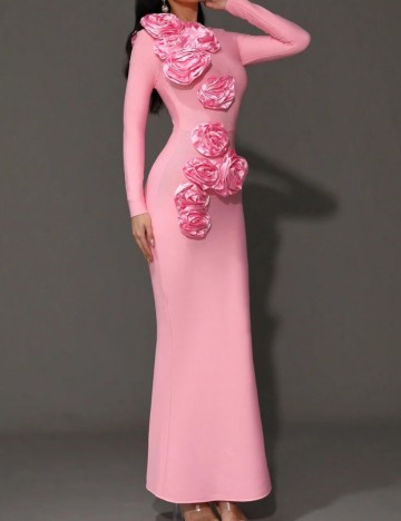 Rochie de ocazie Shein, roz