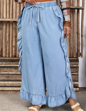 Jeans Shein Curve+, albastru